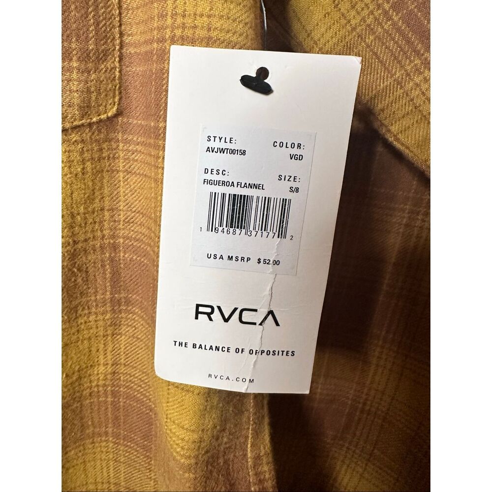 NWT RVCA button down shirt - Picture 3 of 7